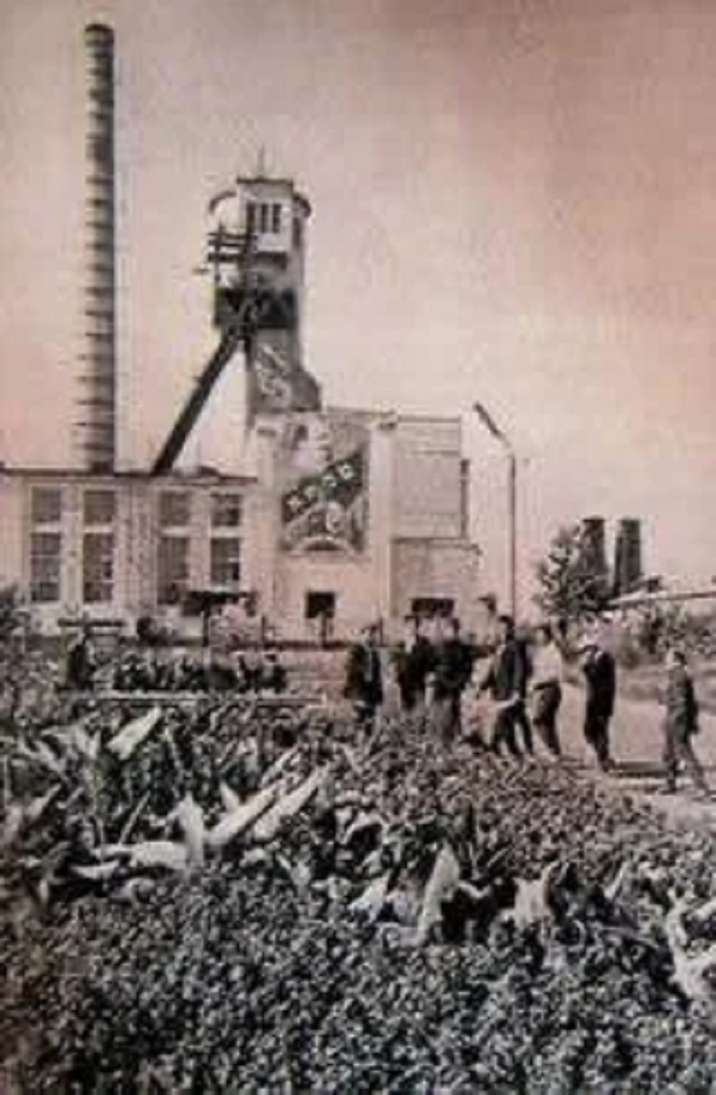   Созданная в 1962 году, изначально шахта носила название «Ново-Центральная» и была ярким примером послевоенного индустриального рассвета Донбасса. Фото: ТГ/Волошин