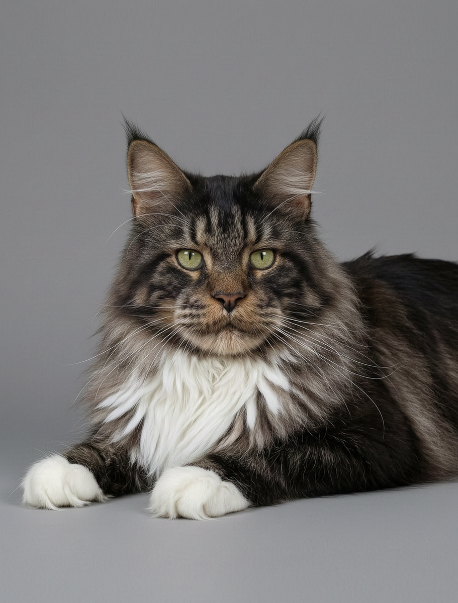 9,5 лет. Кот Мейн-кун SC(FIFE) GICh(WCF) Unicum Ujin Raksi Line*RU