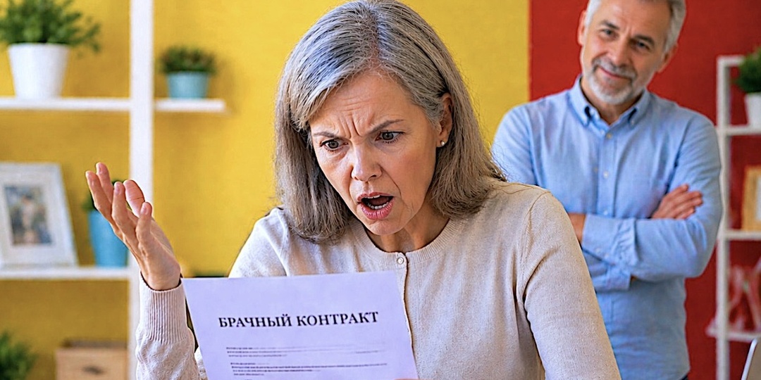 — Выходит, что если мы разведёмся, я не получу ничего? Ни за что! — жена случайно увидела брачный контракт