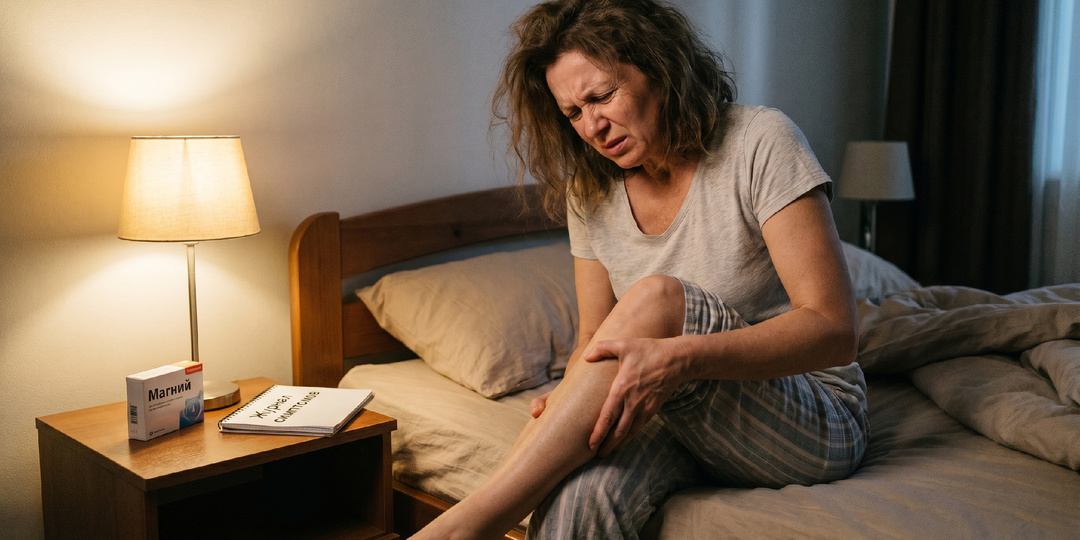 Сводит ноги ночью после 50 лет: когда магний бесполезен и нужен флеболог или кардиолог