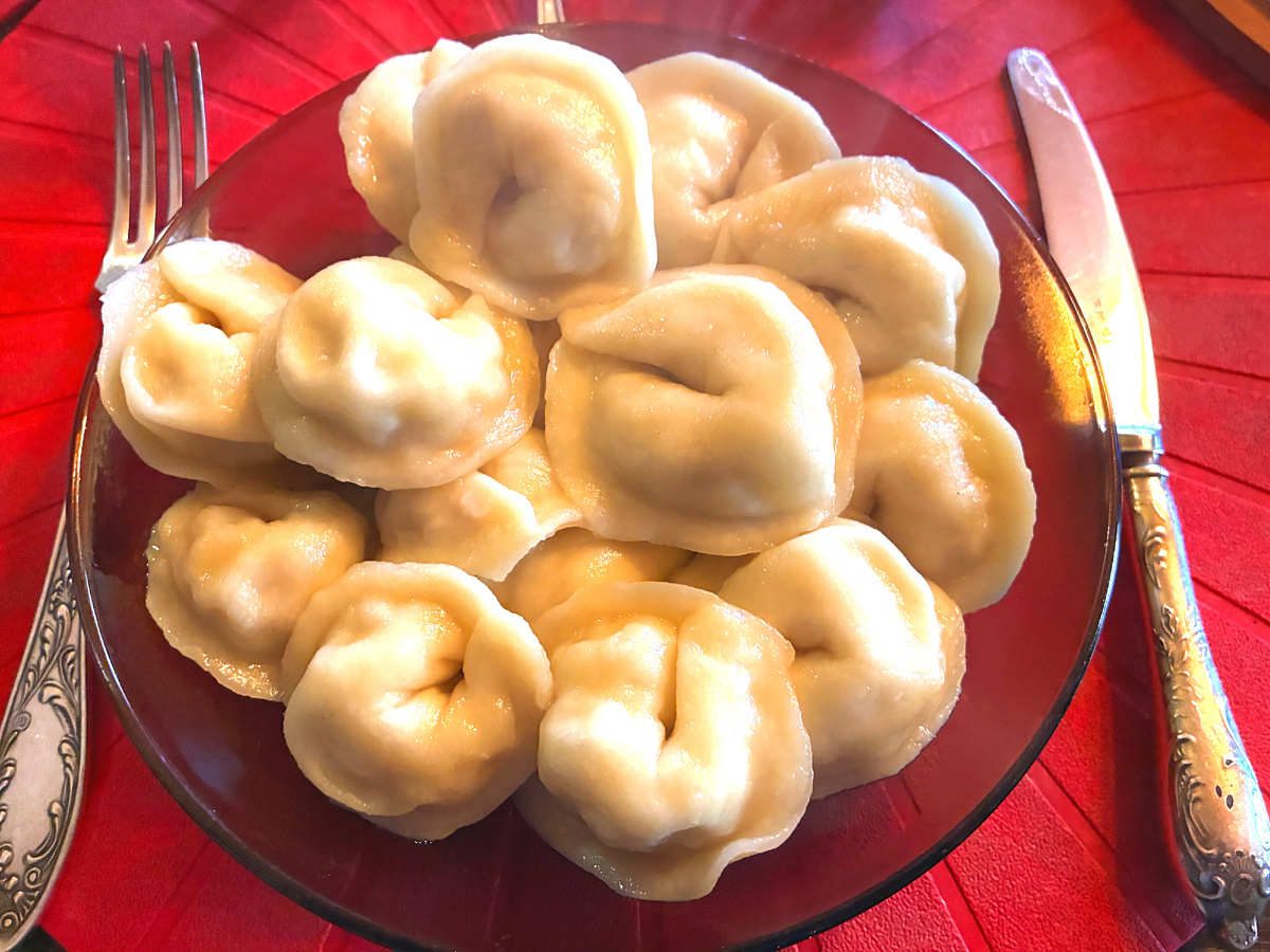 Пельмени с морепродуктами