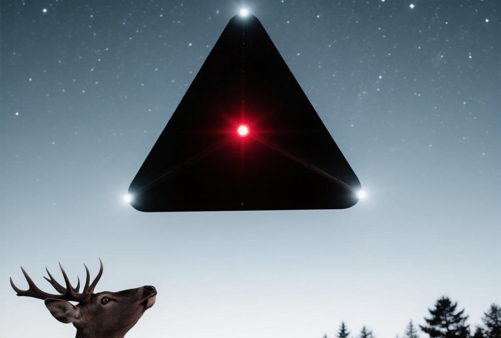 Треугольные НЛО описываются как объёмные объекты с разными габаритами. Условно их можно разделить на несколько групп:
Малые — стороны треугольника до 10–20 метров.
Средние — стороны до 21–60 метров.
Большие — стороны в 100 и более метров. Встречаются упоминания о гигантских аппаратах размером в 500, 1000 метров и более.