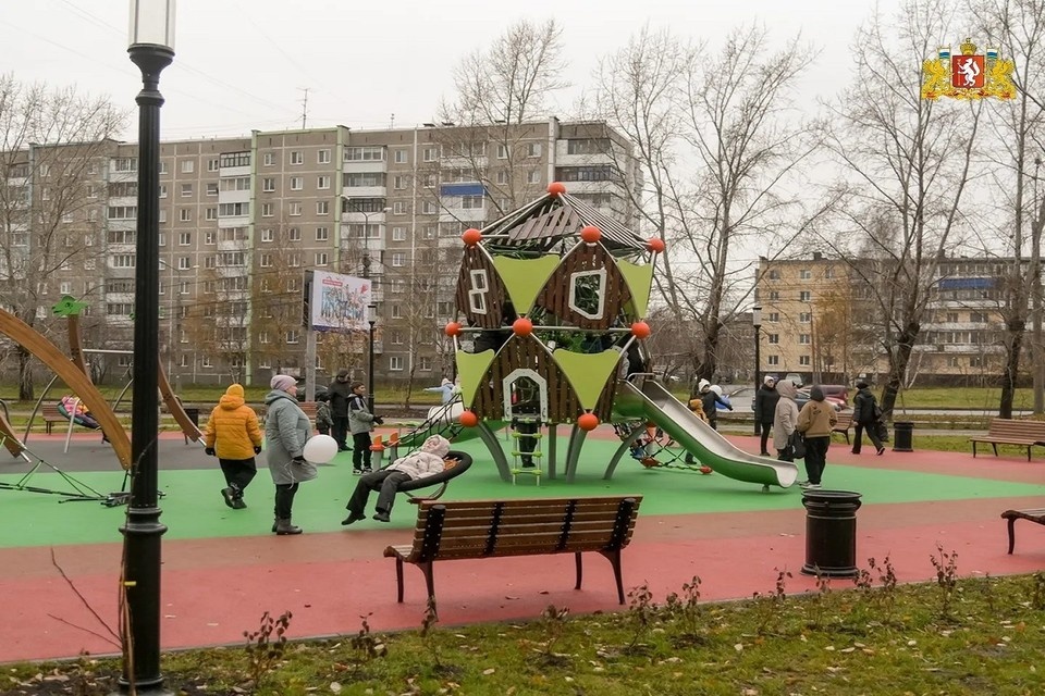    Обновленный сквер признали одним из лучших проектов в России. Фото: Департамент информационной политики Свердловской области