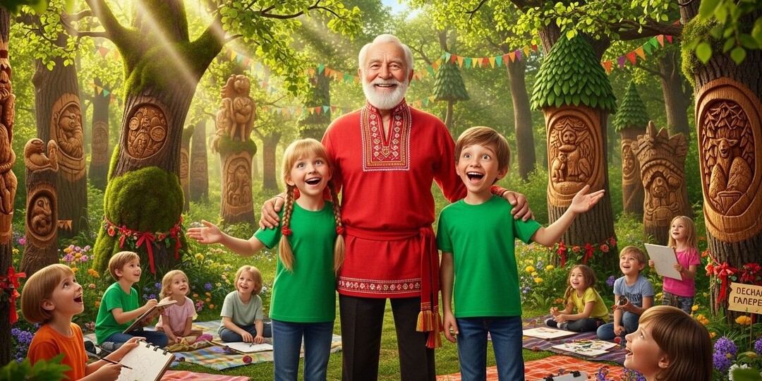 Забытый скульптор, дети и лесная галерея: история возрождения (рассказ)