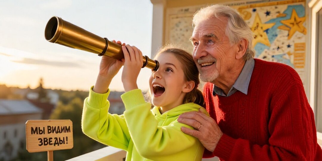 Она нашла сломанный телескоп дедушки, и мир озарился новым светом (рассказ)