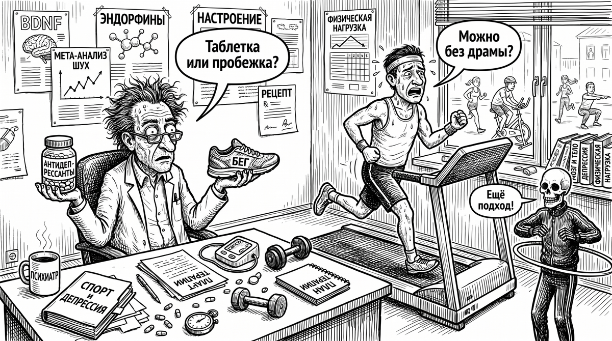   Спорт и депрессия: пробежка против таблеток | Роман Ямилев. Главный в Мозгоправочной Роман Ямилев