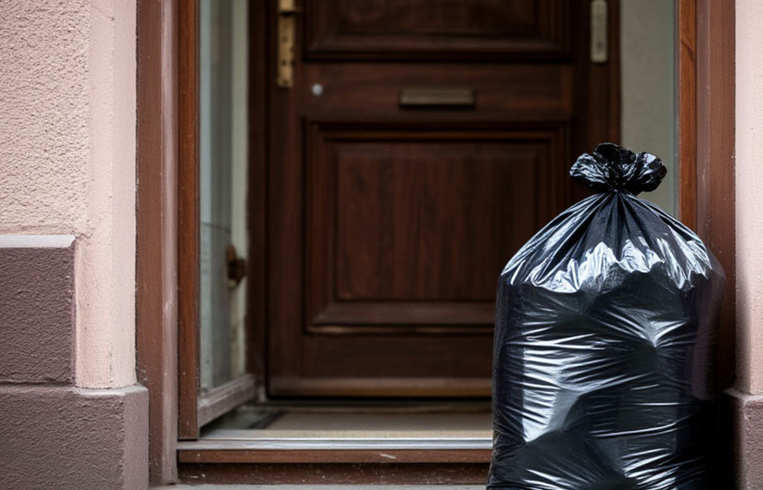 Россиян предупредили о штрафах за мешок с мусором на лестничной площадке