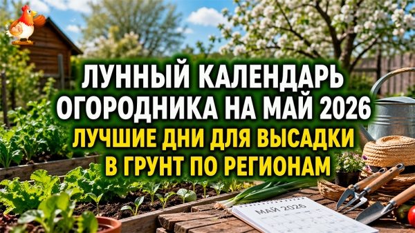 Лунный календарь огородника на май 2026 – лучшие дни для высадки в грунт по регионам, чтобы не угробить рассаду, нервы и семейный бюджет 🍅