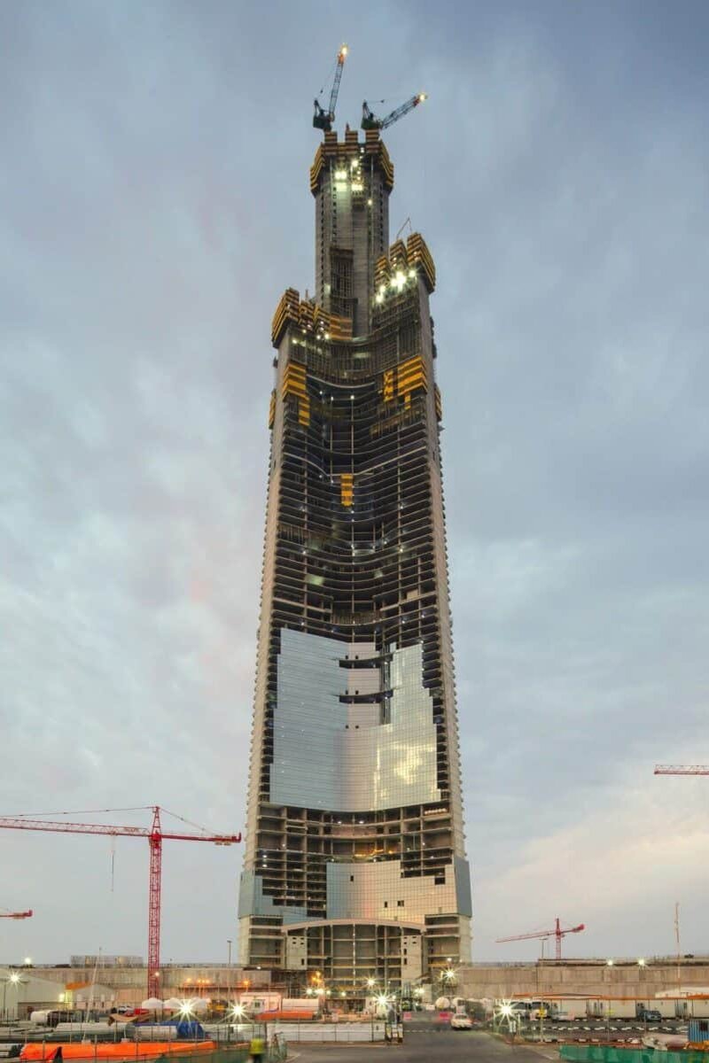    Строительство километрового небоскреба Jeddah Tower / © Ian Norman Miller