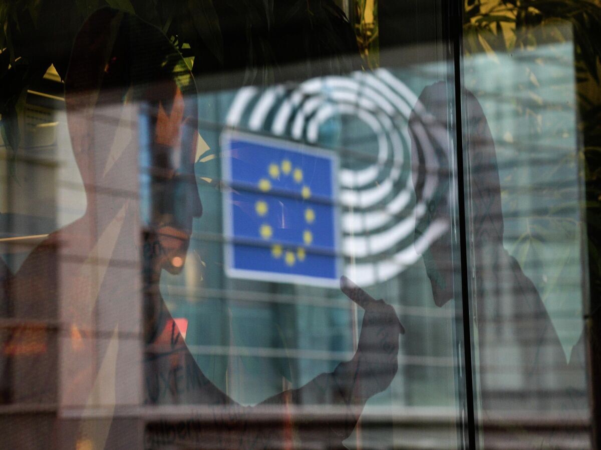    Символика ЕС в Брюсселе© РИА Новости . Алексей Витвицкий