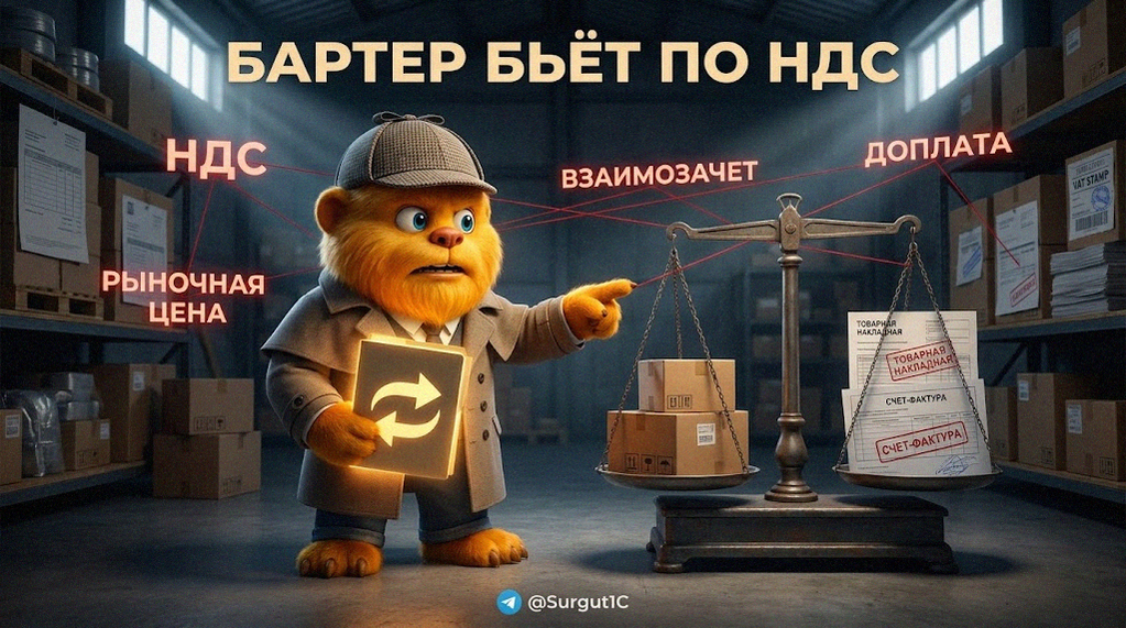    Ошибки учета бартера в 1С: как избежать донарах и штрафов при обмене товарами? Команда СБС