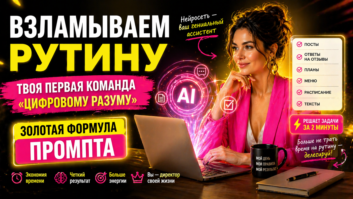 Передай рутину нейросети