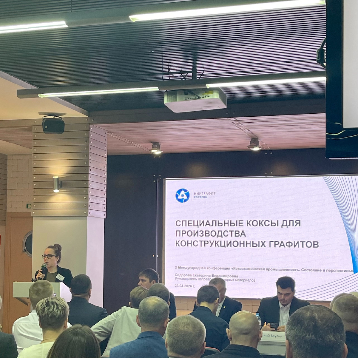 Екатерина Сидорова, руководителя направления анодных материалов отдела конструкционных графитов АО «НИИграфит»