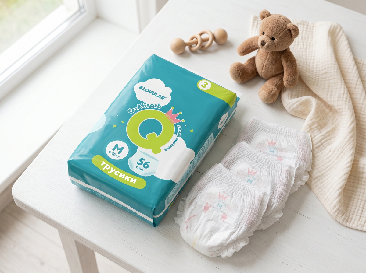LOVULAR Q-Absorb подгузники и трусики