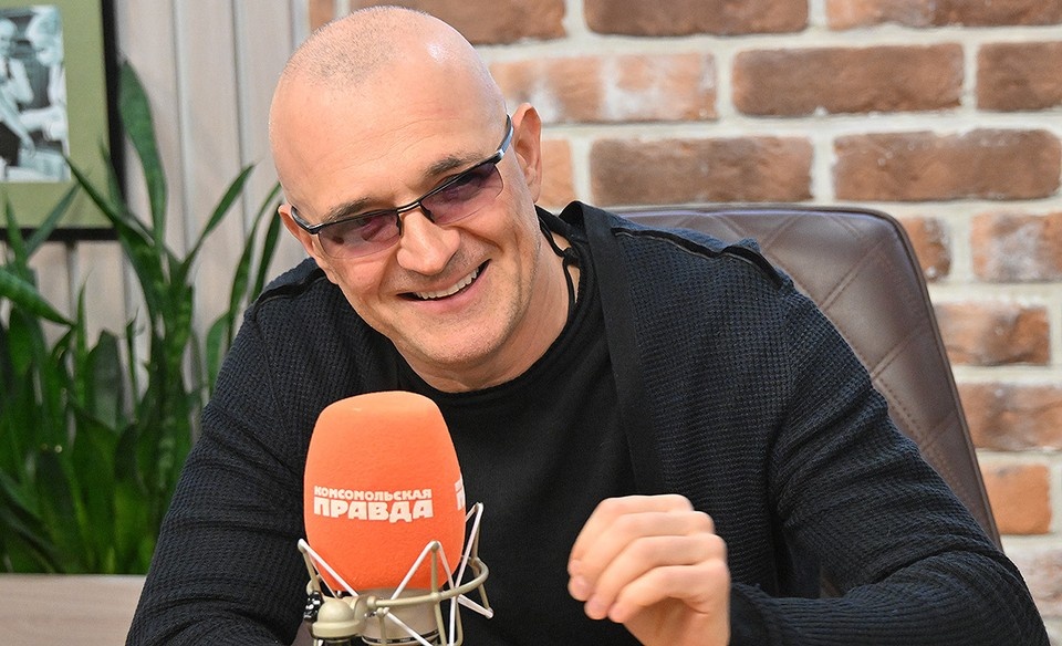    Егор Бероев в студии Радио "Комсомольская правда"