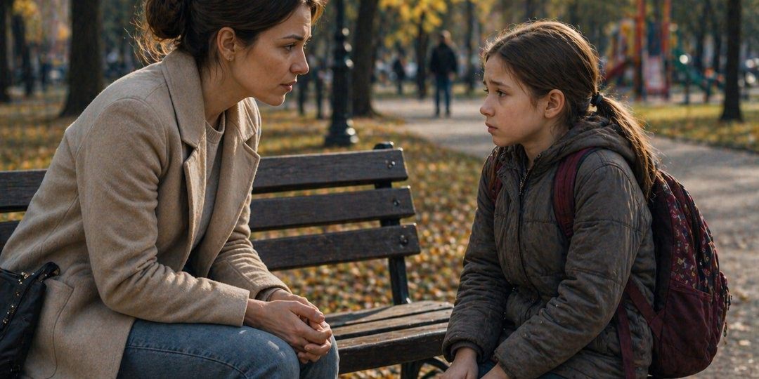 — Мачеха ненавидит меня, — девочка попросила помощи у незнакомки