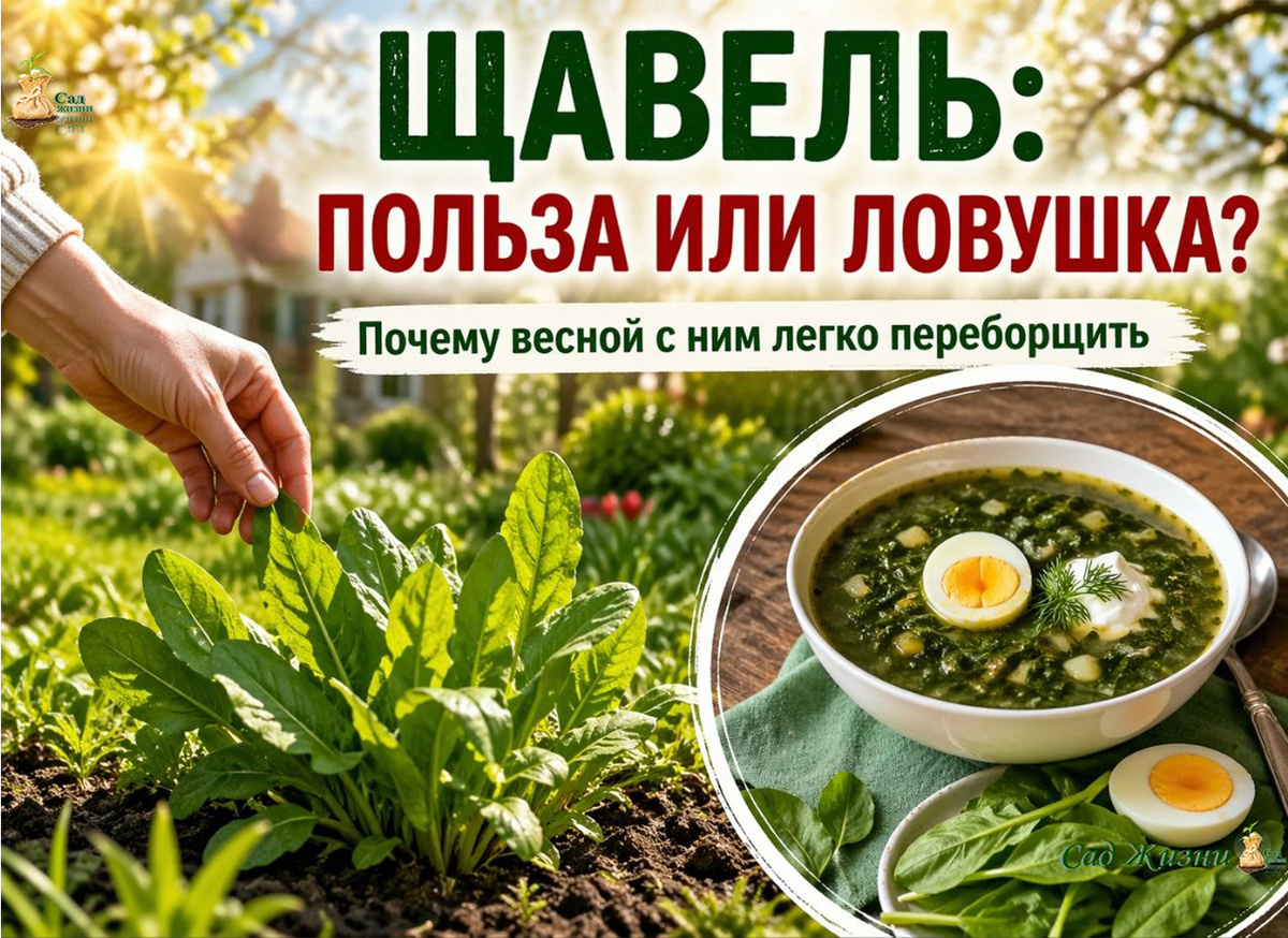 Щавель — первая зелень сезона: в чём его скрытая опасность для здоровья