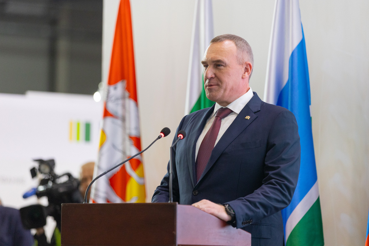 Губернатор Югры Руслан Кухарук отчитался о результатах работы правительства региона в 2025 году.  Фото: Фото: ФедералПресс / Иван Кабанов