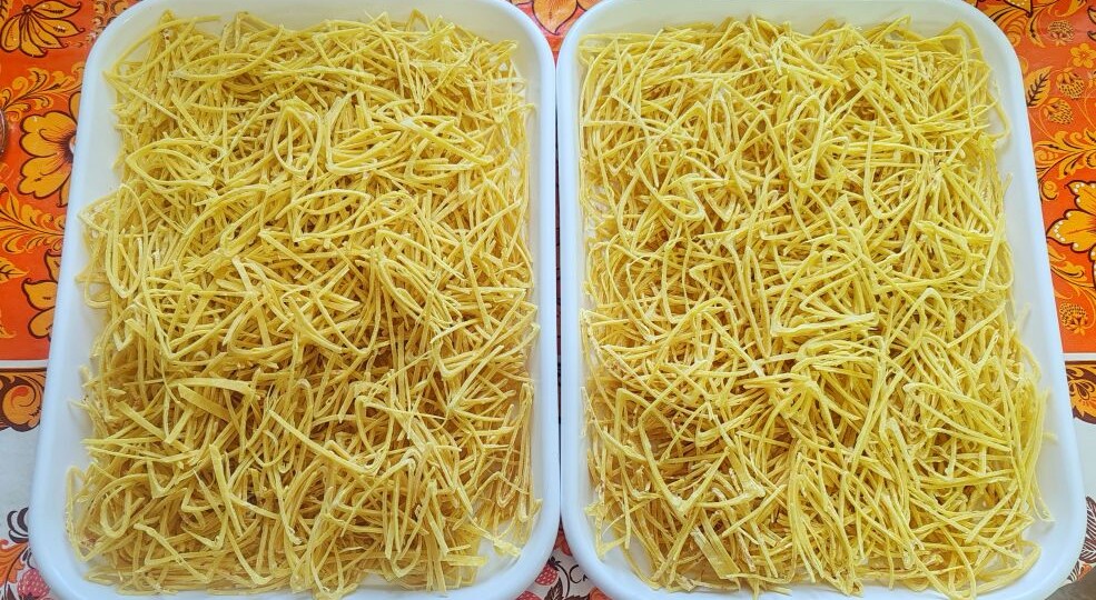Домашняя яичная лапша