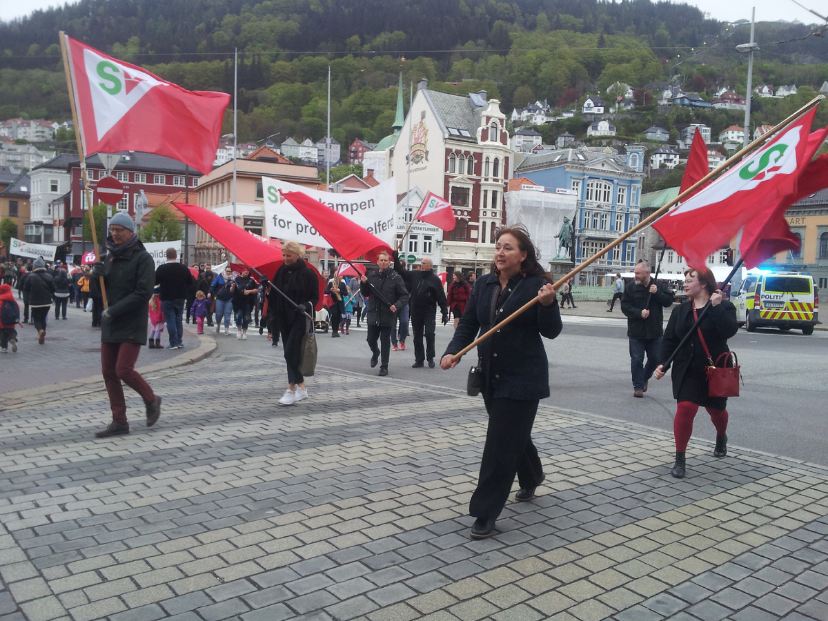 1 мая в Бергене