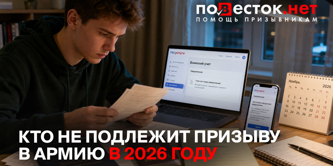 Кто не подлежит призыву в армию в 2026 году: полный список и важные нюансы