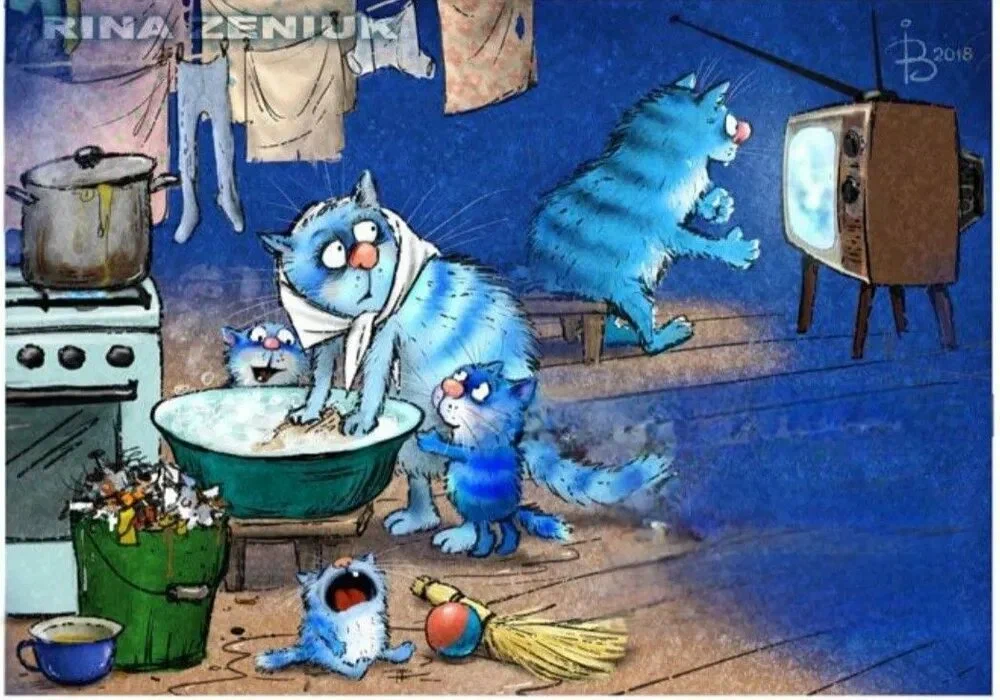очаровательные коты Рины Зенюк
