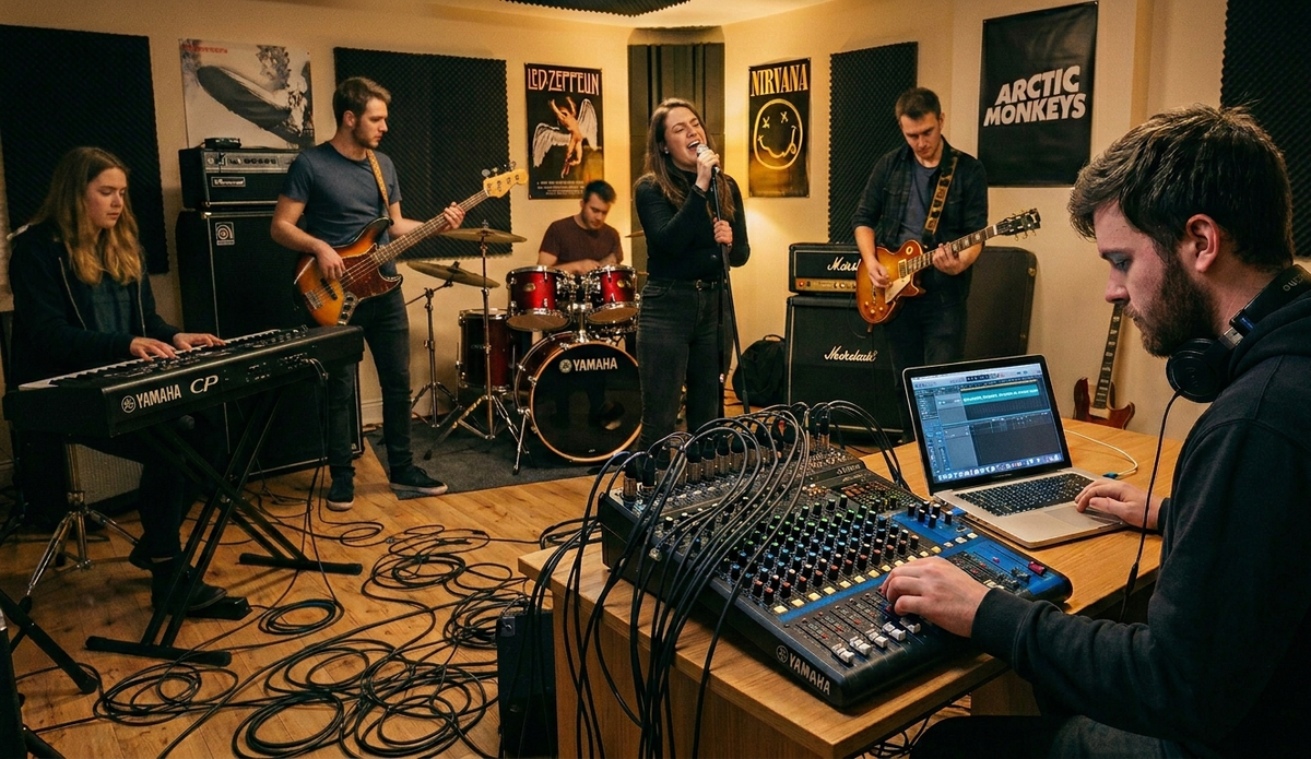 Запись на студии