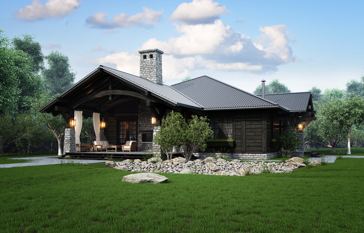 Один из моих проектов канадского шале