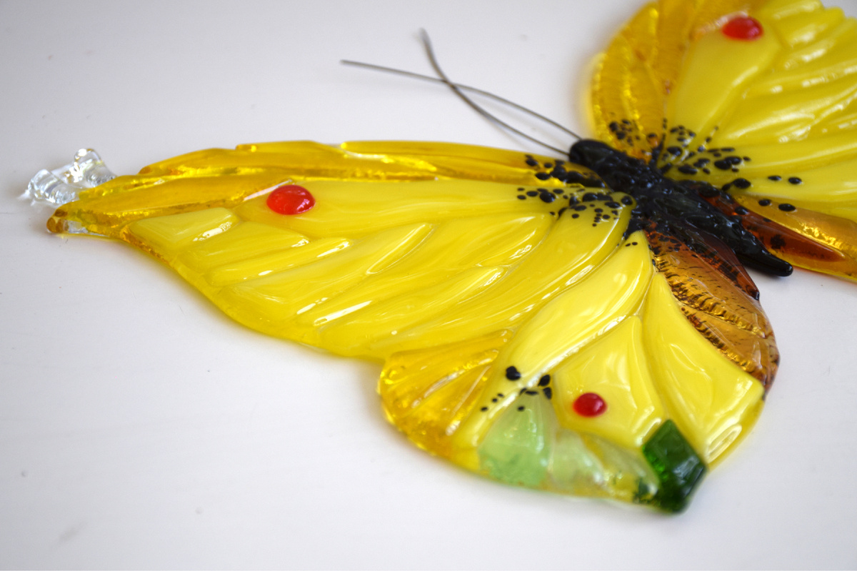 Декор из стекла "Бабочка"