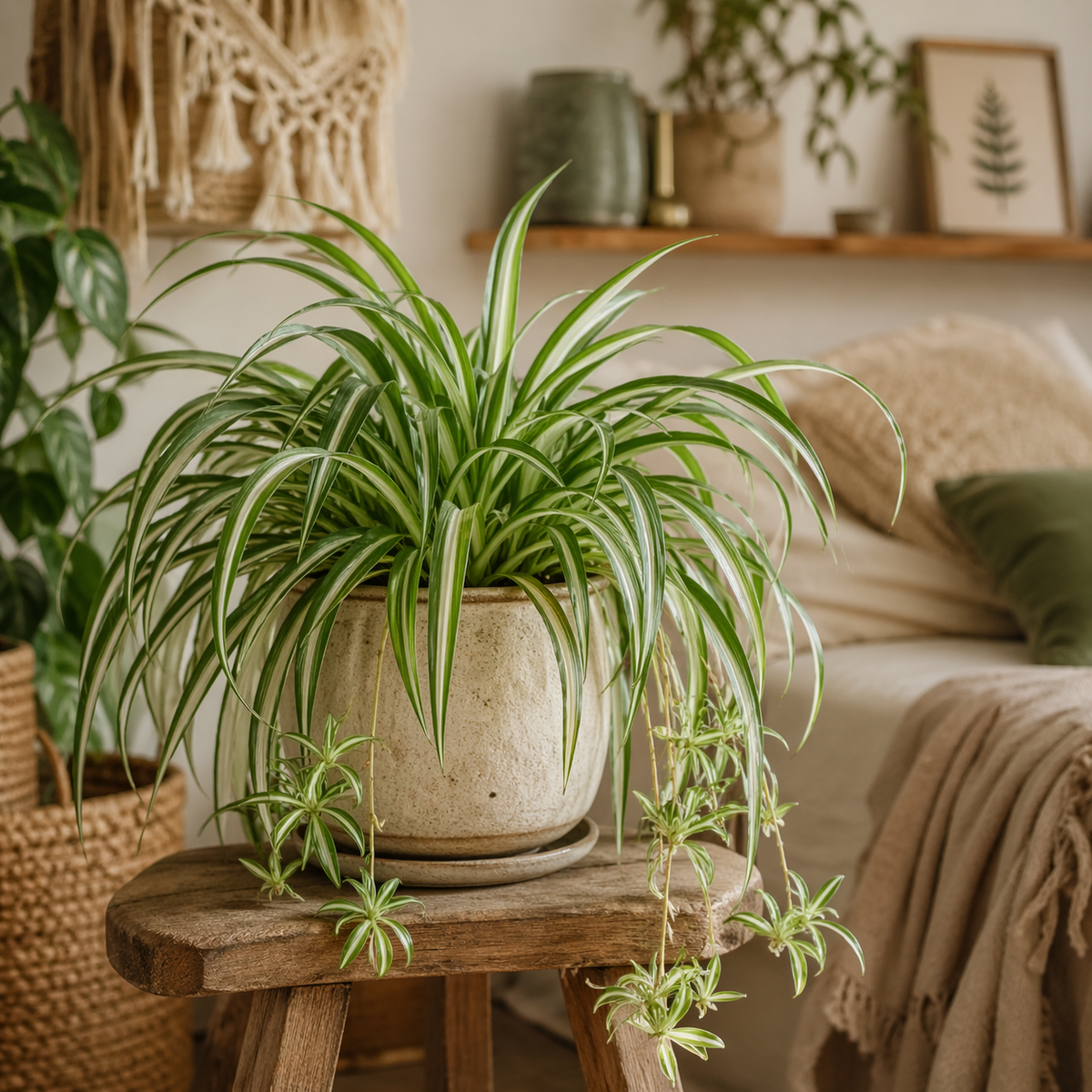 Хлорофитум хохлатый (Chlorophytum comosum)