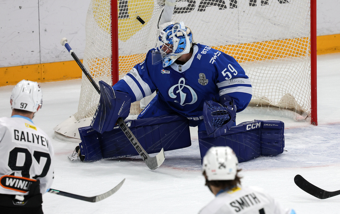    Вратарь московского «Динамо» Владислав Подъяпольский.Александр Федоров