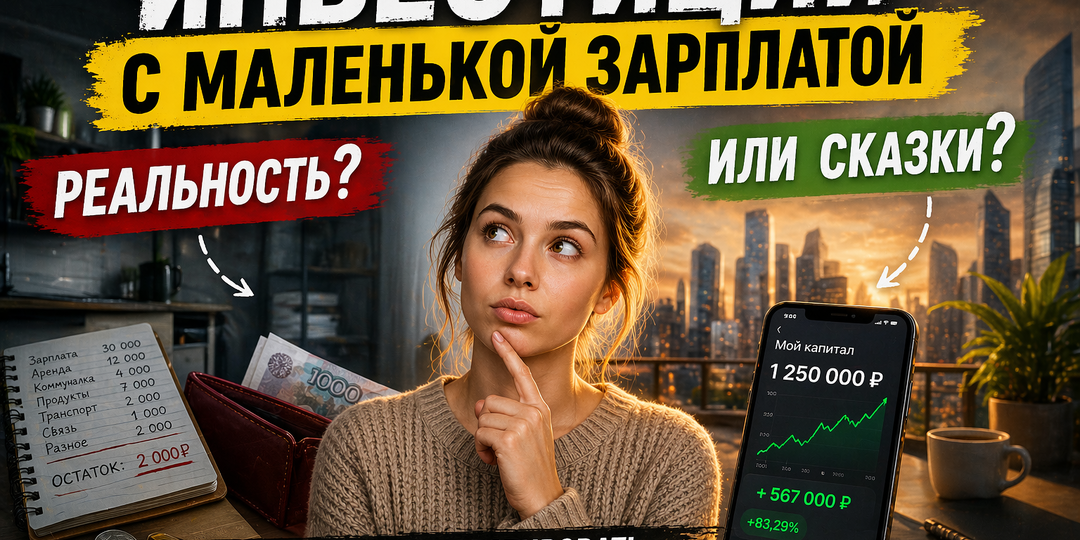 Инвестиции с маленькой зарплатой - реальность или сказки?