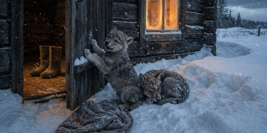 Обычно звери обходили его кордон за десятки километров. В ту январскую ночь два хищника сели прямо у порога и отказались уходить.
