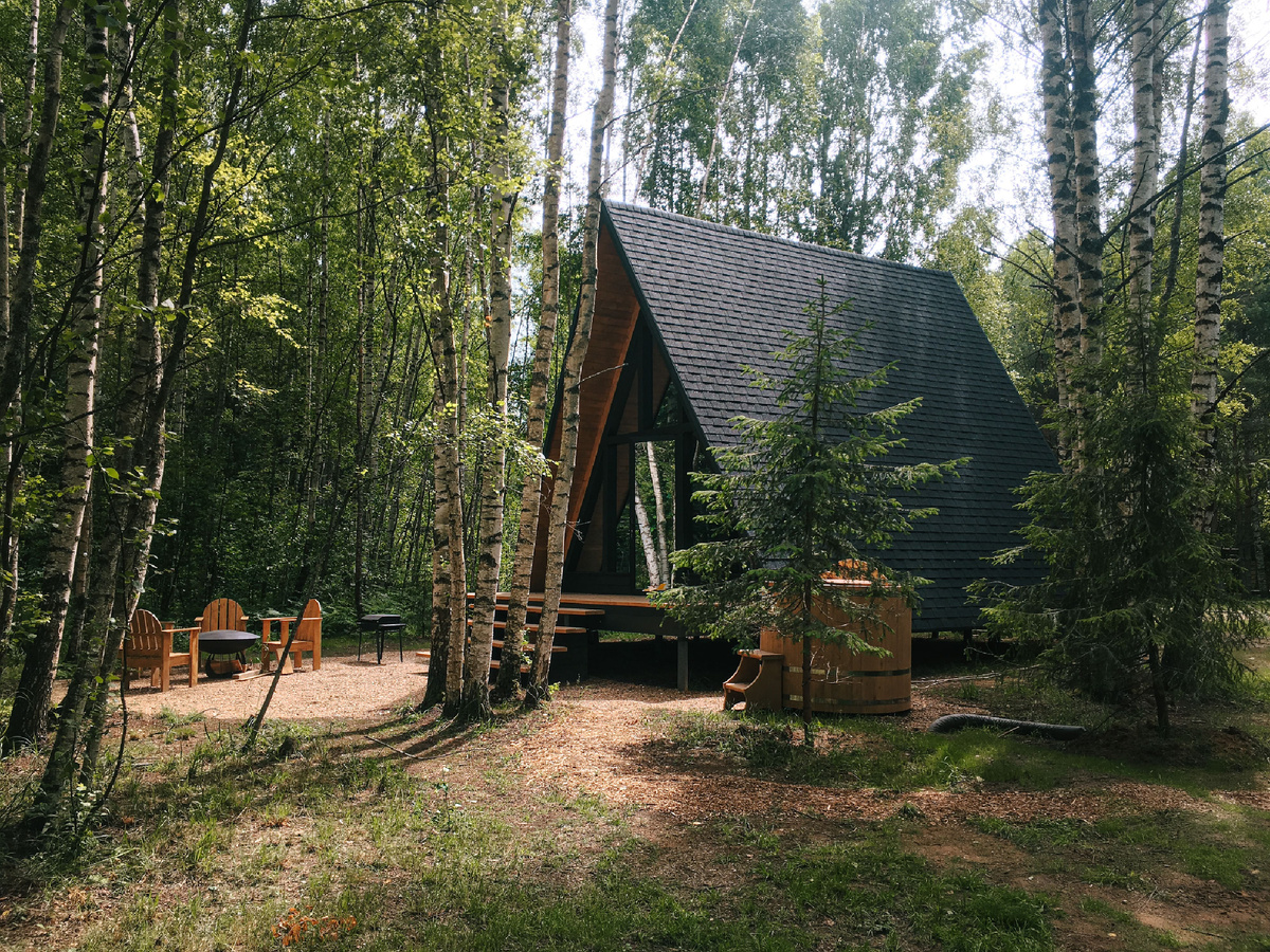 Дом A-Frame Под кронами