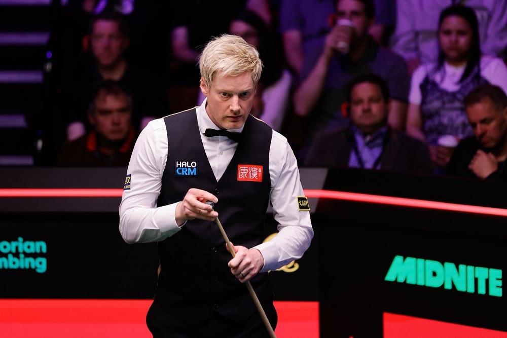 Нил Робертсон последним пробился во второй раунд. Фото: WST