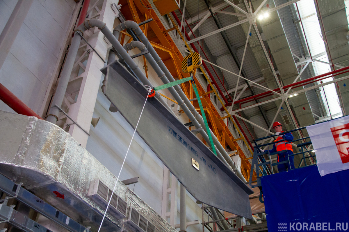 Состоялась закладка шестнадцатого тральщика "Дмитрий Глухов" / Фото: Корабел.Ру  📷
