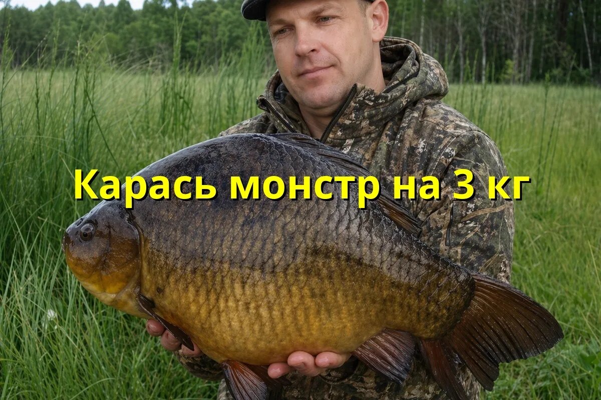 Ловля карася на 3кг. Фидерная рыбалка с Кузьмичом