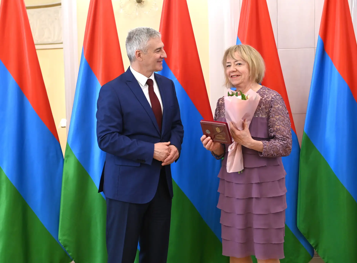      Педиатр из Петрозаводска получила звание «Заслуженный врач Республики Карелия»© Правительство Карелии
