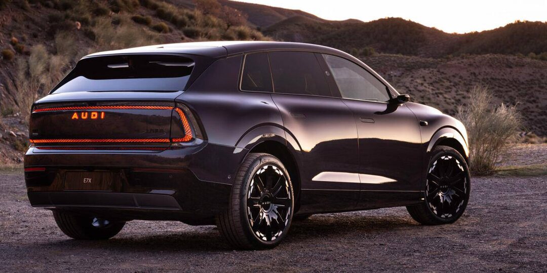 Китайская AUDI без колец показала второй автомобиль — кроссовер E7X