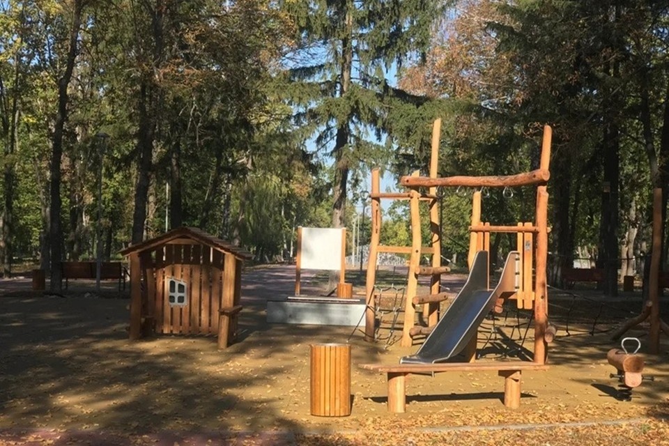    Летний парк Волновахи стал лучшим в Донбассе и Новороссии. Фото: ТГ/Зинченко