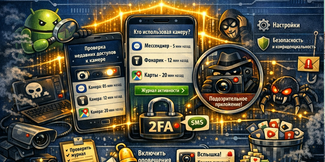📸 Тревожный звоночек: как узнать, какое приложение фоткает вас без спроса на Android