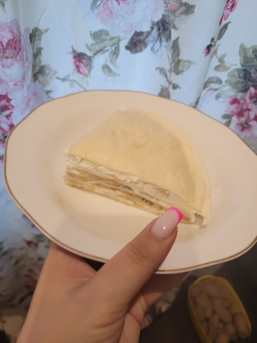 Очень вкусный пп наполеон получился 