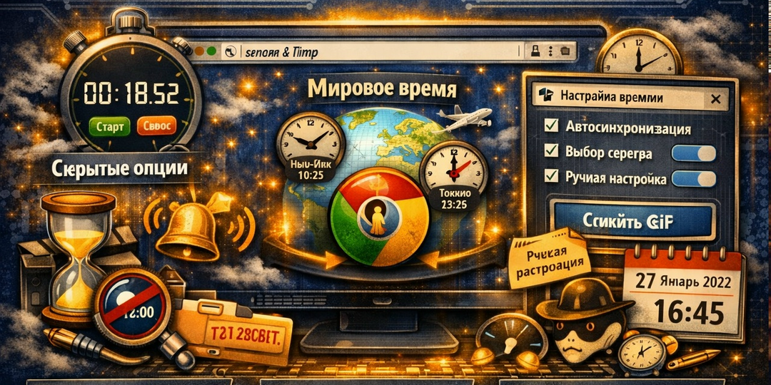 ⌛ Секретные возможности часов в Windows: о чем молчит системный трей