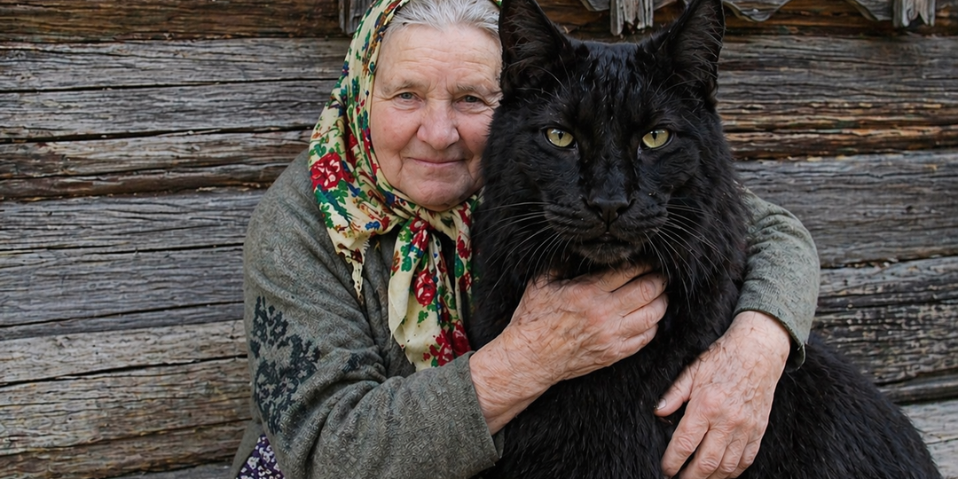Услышав скрежет у сарая, 85-летняя Анна открыла дверь. В темноте стоял ее кот, но звуки, которые он издавал, заставили её замереть
