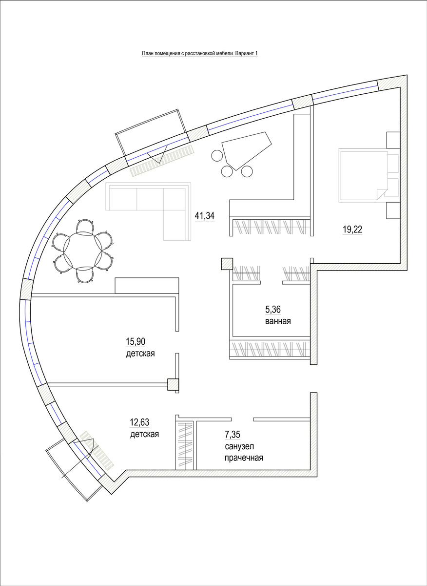 Дизайн-студия Малина-ПРО. Проект 4-х комнатной квартиры в ЖК Форум сити