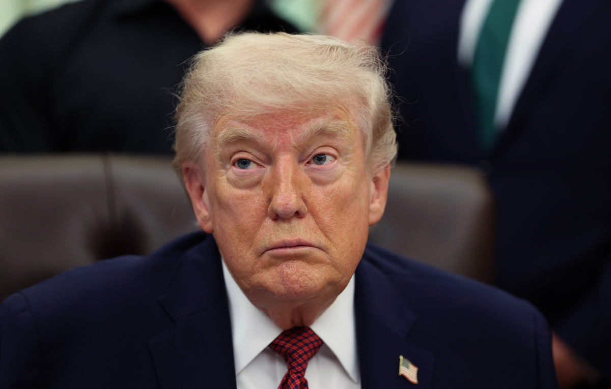    Президент США Дональд Трамп  Tasos Katopodis/Getty Images