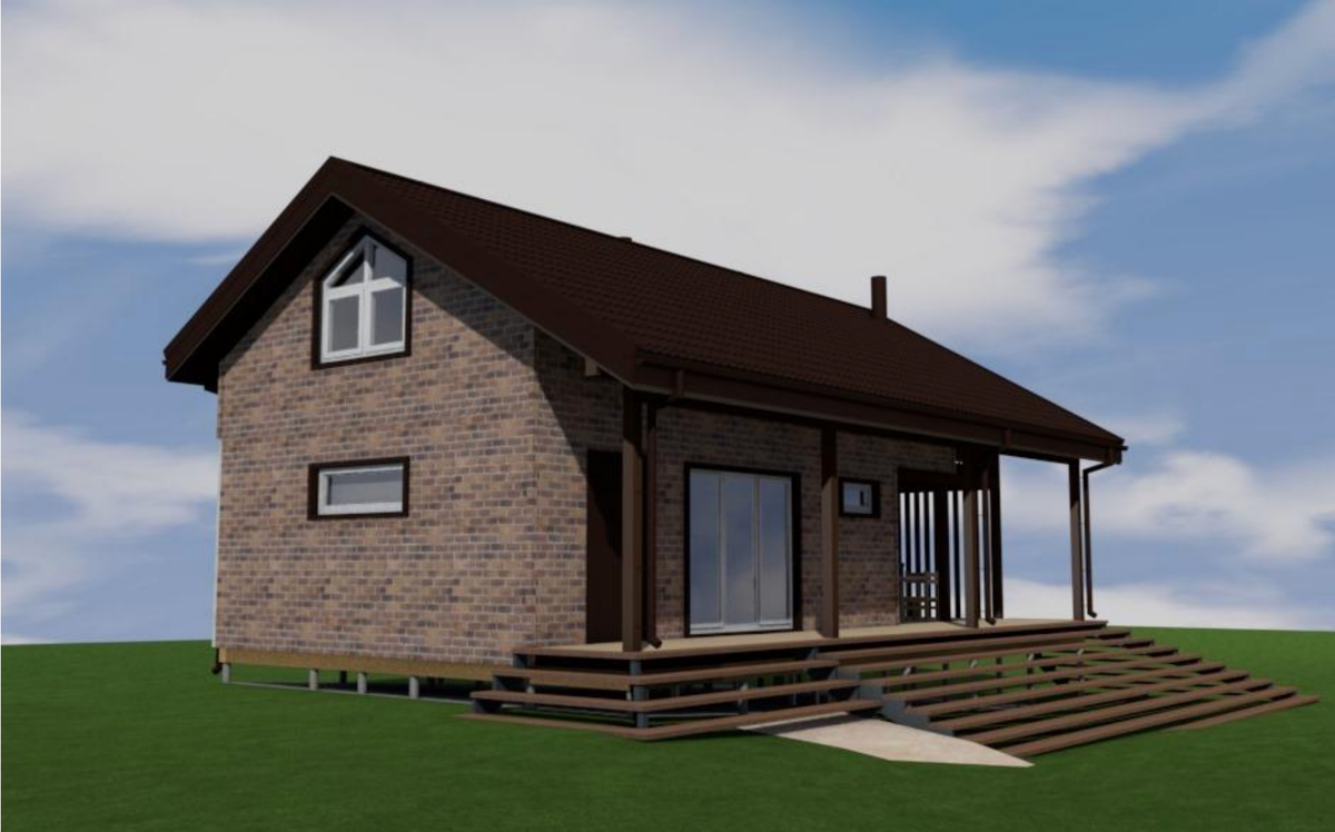 3Д-визуализация постройки, выдержка из проекта