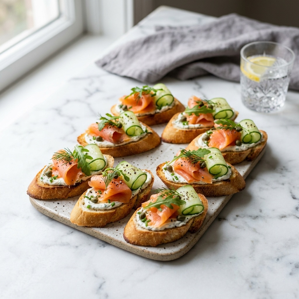 Изысканные сэндвичи с сёмгой - ресторанный перекус на пикнике!