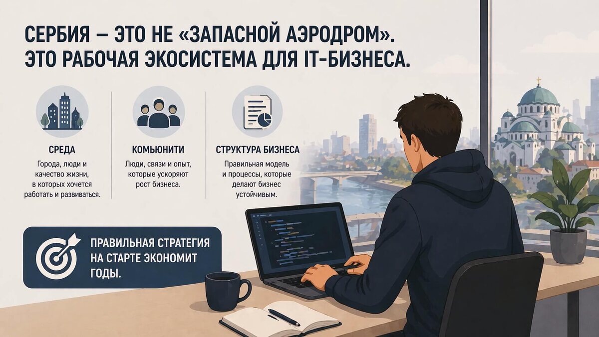 Как айтишнику переехать в Сербию и выстроить прибыльную модель работы