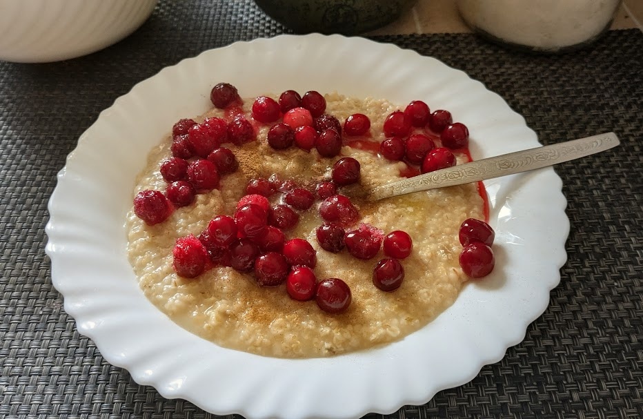 Мой сегодняшний завтрак. Фото автора